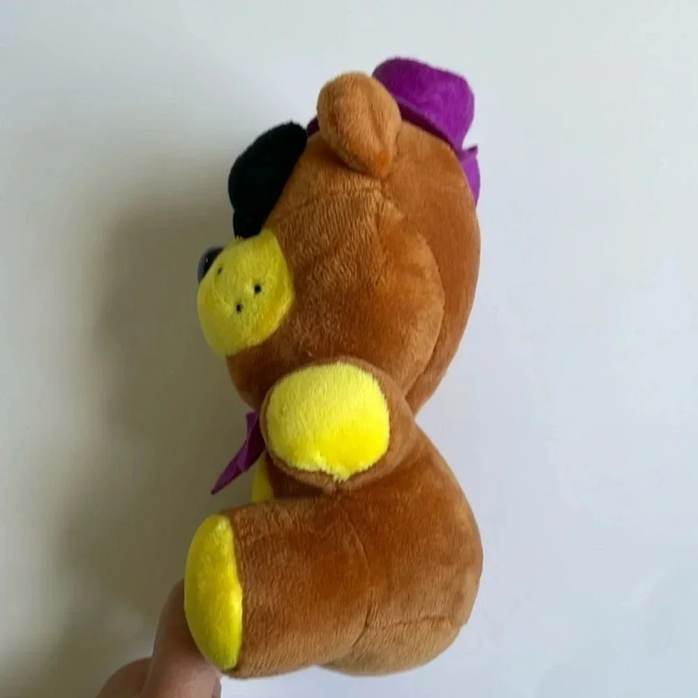 Five Nights at Freddys Golden Freddy Stuffed Bear Animal Stuffy Bowtie Tophat - Picture 4 of 7